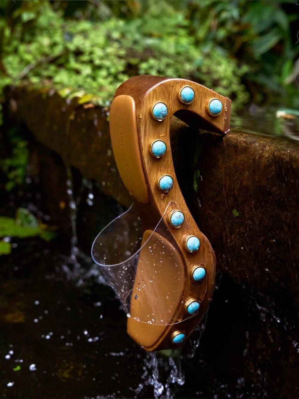 CULT GAIA Devora Sandal in Clear - Picture 4 of 17